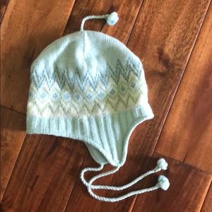 Light blue winter hat